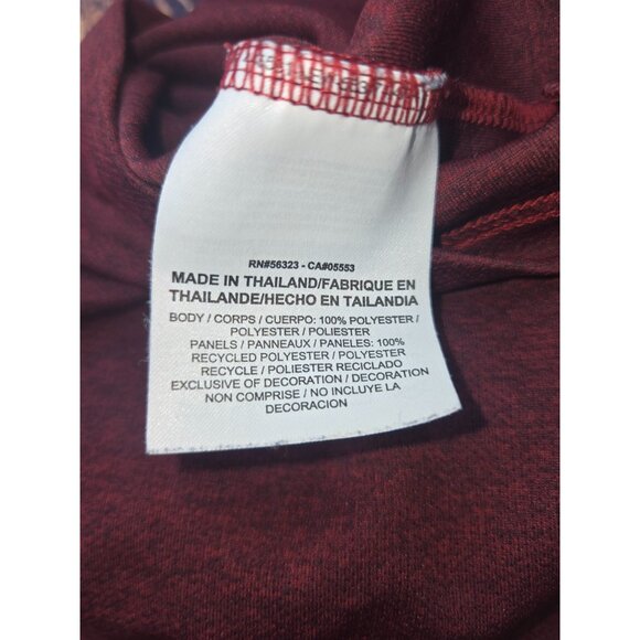 Nike Dri-Fit Golf Standard Fit Mens Polo XL Burgundy & Red Colorblock - Picture 6 of 8